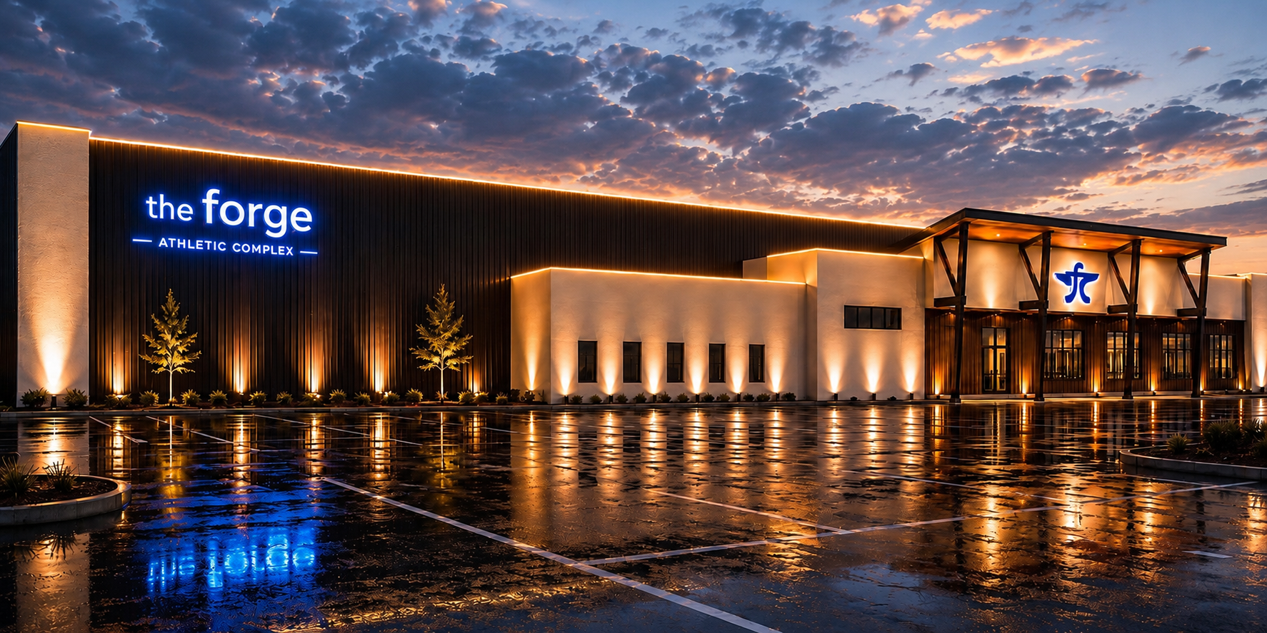 The Forge Athletic Complex exterior rendering